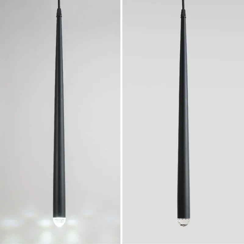 SuspensionCône LED Long Tube Acrylic Bubble Light