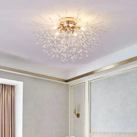 Plafonnier Nordique en Cristal Forme Pissenlit Lustre Moderne Décoratif - Collection Scandi Dandelion