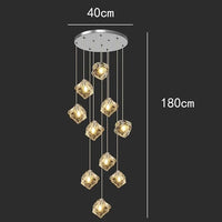 Lustre Moderne LED pour Éclairage Intérieur Suspendu