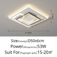 Ensemble d'éclairage nordique  moderne et minimaliste pour plafonnier