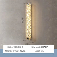 Lustre Moderne en Cristal K9 LED Dimmable pour Maison