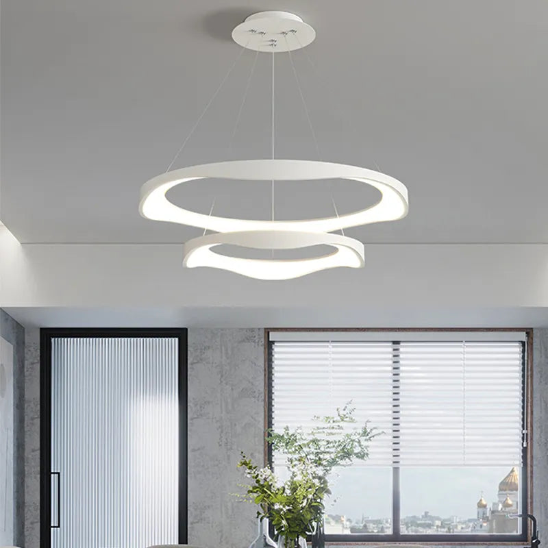 Lustre LED design nordique rond