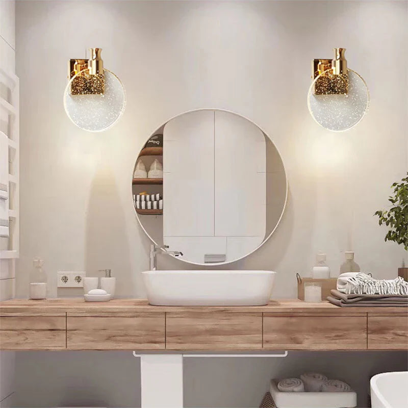 Applique murale LED nordique moderne en cristal - Luminis Design
