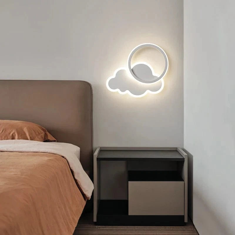 Lampe murale LED Nuage pour Enfants - Design Créatif