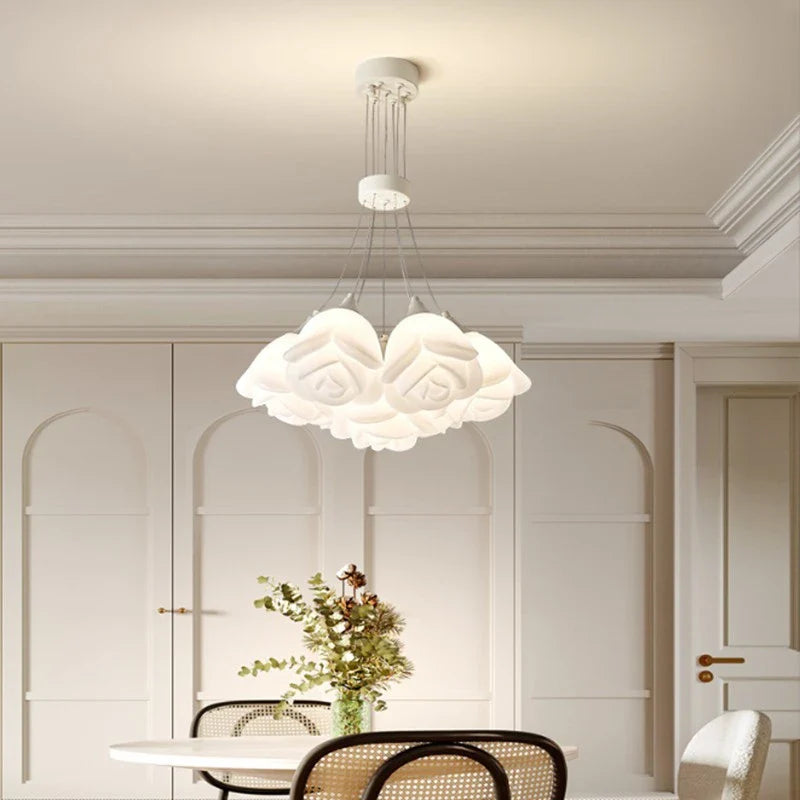 Suspension Rose Crème