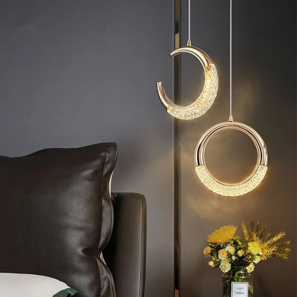 Suspension LED ronde de luxe - Terry
