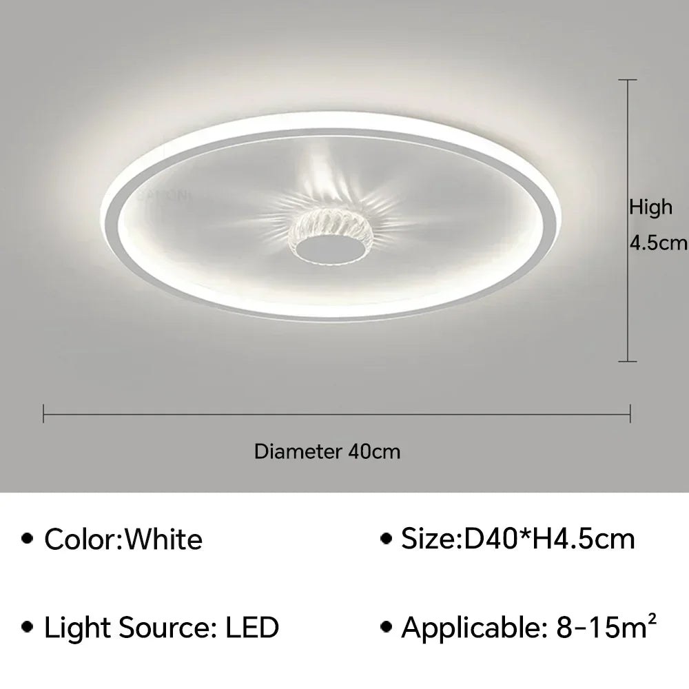 Plafonnier LED moderne pour un intérieur décoratif de maison
