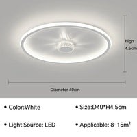Plafonnier LED moderne pour un intérieur décoratif de maison