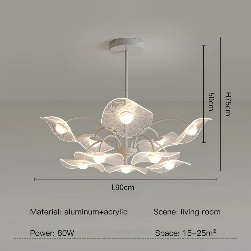Lustre de salon moderne blanc décor à la maison LED suspendu pour hall chambre Loft salle à manger cuisine