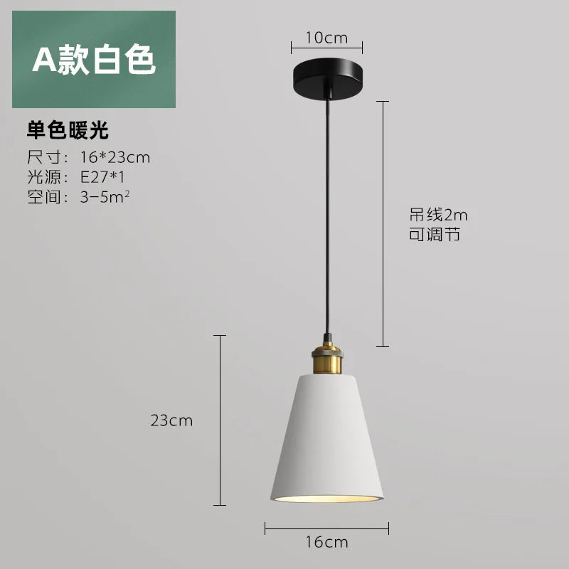 Suspension LED Industrielle chic
