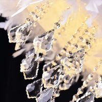 Lustre Plume LED Créatif et Romantique