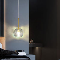 Suspension LED Luxe en Cristal Ansley