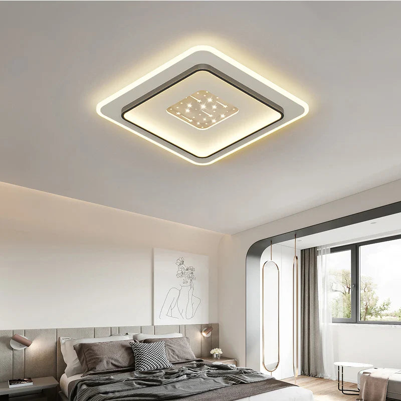 Plafond moderne à LEDs lampe pour chambre cuisine étude éclairage salon luminosité réglable Led plafonnier luminaire