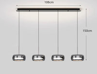 Lustre Décoratif pour Intérieur avec Lampes Suspendues - Élégance Illuminée