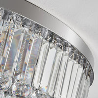 Plafonnier LED de luxe en cristal pur