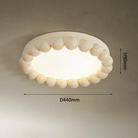 Plafonnier LED circulaire Nordic Cream Style