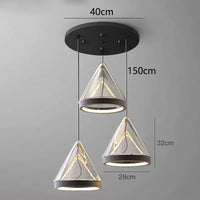 Lustre contemporain pour éclairage intérieur et Suspension