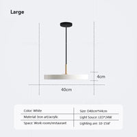 Suspension LED Nordic Style 23-40cm