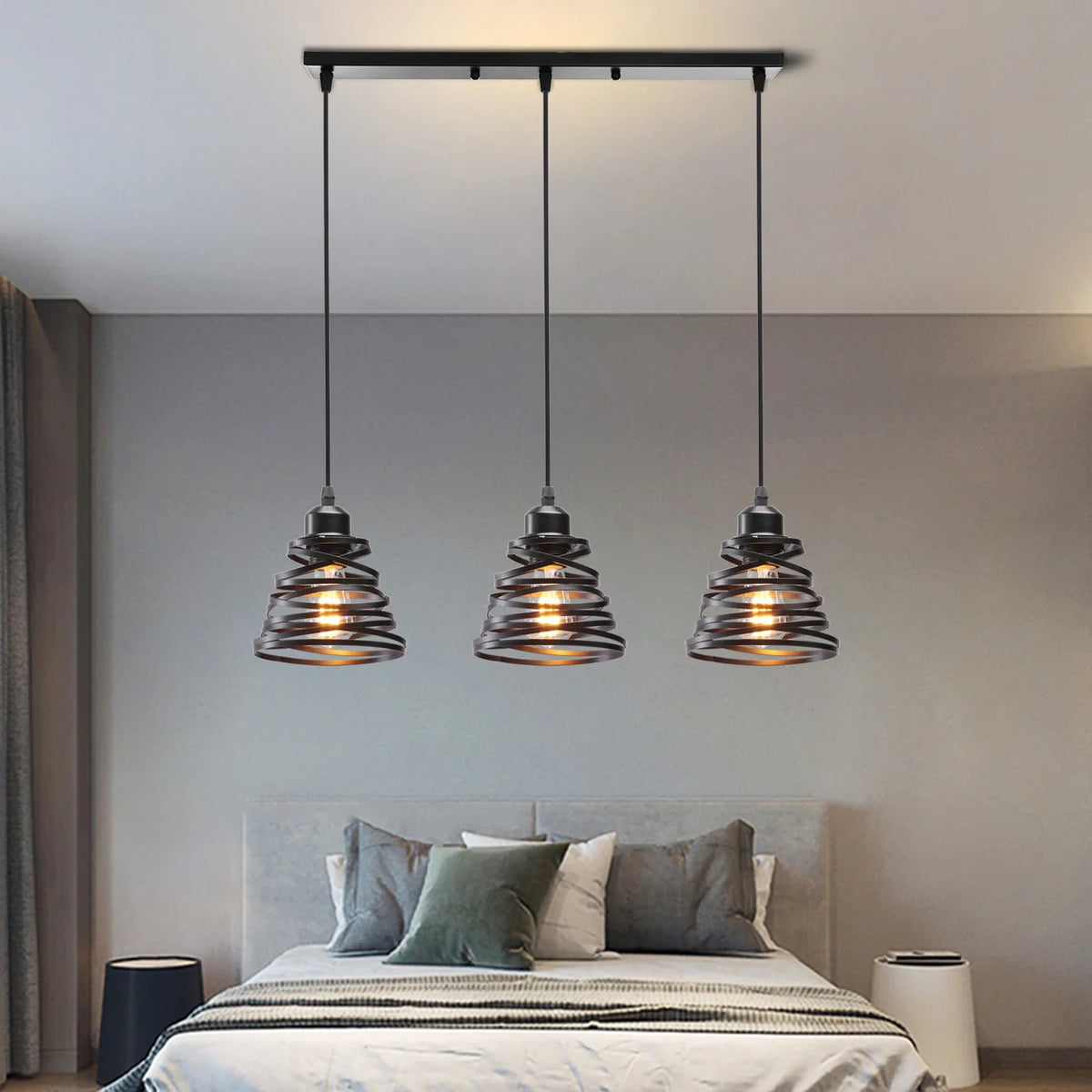 Suspension Vintage en Fer Forgé pour un Intérieur Moderne