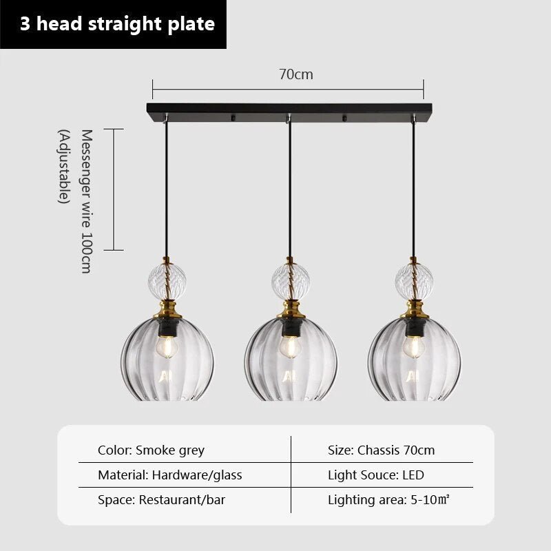 Suspension Bonbon en Verre pour une Déco Lumineuse