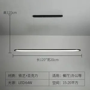 Lustre Suspension LED Design Minimaliste - Lumière Élégante