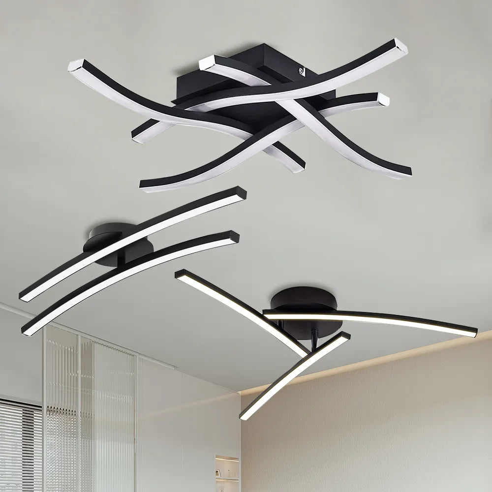 Lustre Courbé Moderne et Créatif
