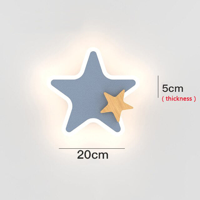 Applique murale LED étoile Bowie