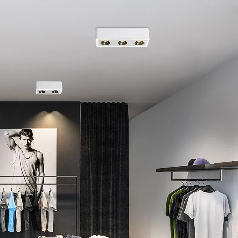 Spot carré LED anti-éblouissement en surface - Lumin'easy