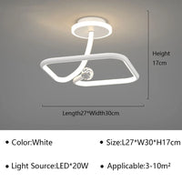 Plafonnier Rond Cristal LED