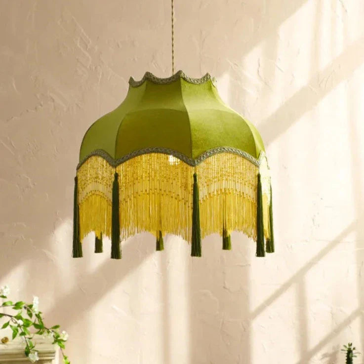 Lustre LED Vintage Velours Français