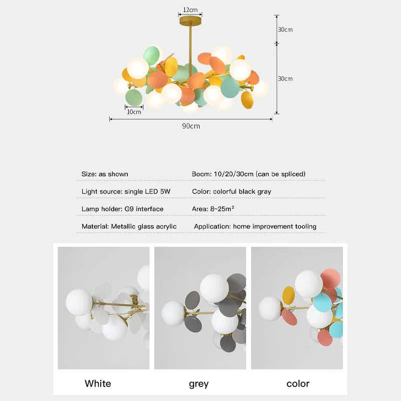 Lustre LED Nordic Glow