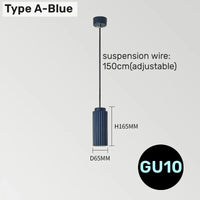 Suspension LED Art Moderne Colorée