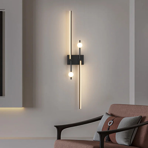Applique Murale LED Moderne pour Salon et Chambre - Luminaire Design Grid TV Wall Lamp - Décoration Intérieure Chic