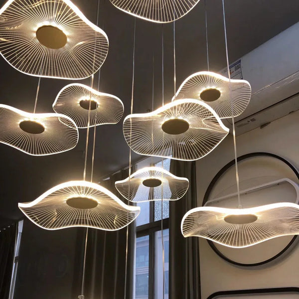 Élégant Lustre Villa Moderne Luxe Étage