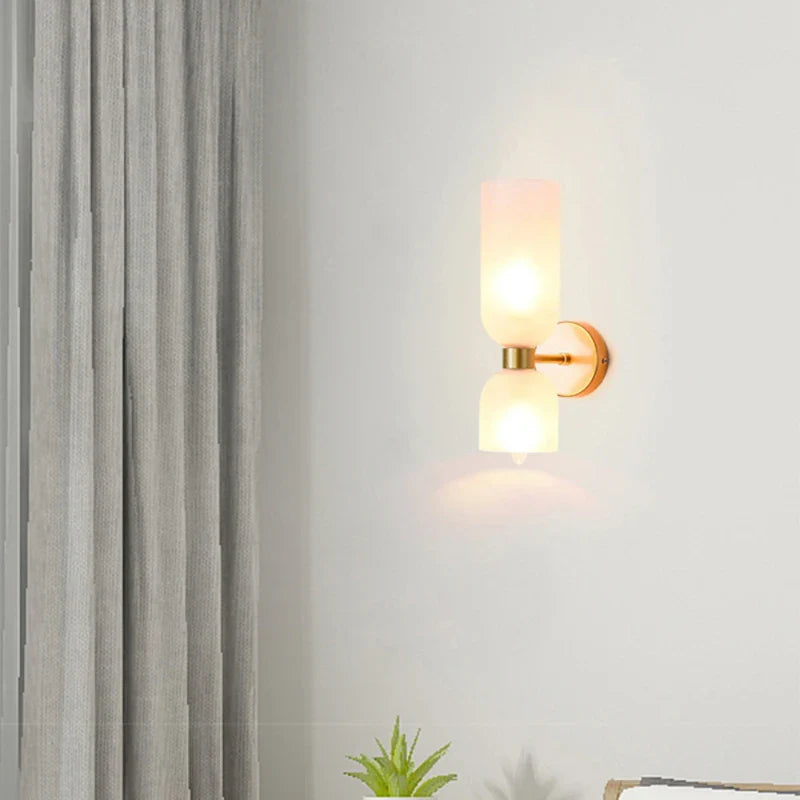Applique murale en verre contemporaine