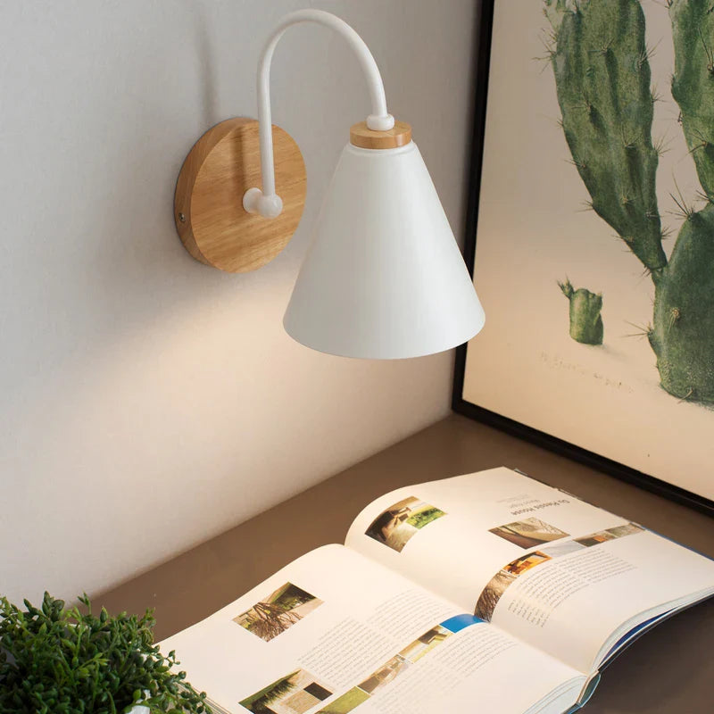 Applique murale nordique en bois - Édition Macaron