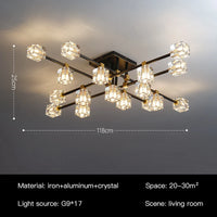 Plafonnier LED Crystal Luxe