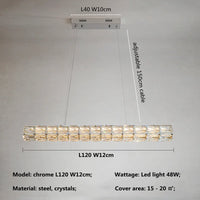 Lustre Moderne LED en Cristal K9 - Art Décor Maison