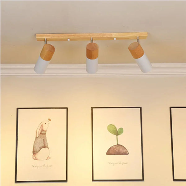 Plafonnier LED moderne en fer rotatif à 1/3 têtes - Collection lumière deluxe