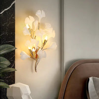 Applique murale LED en céramique "Fleurs Romantiques" pour hôtel