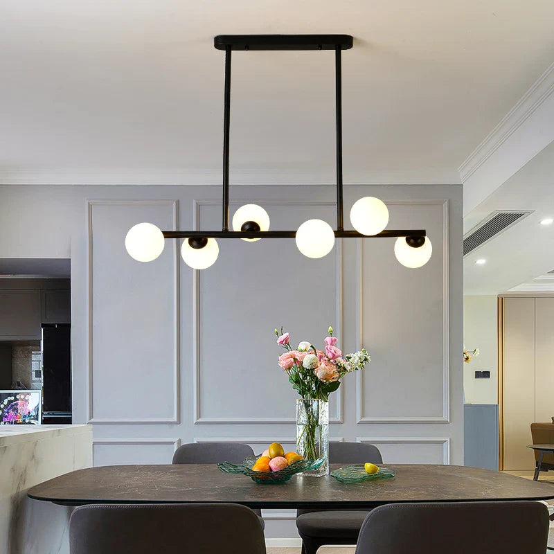 Lustre Horizonglass Boules Design