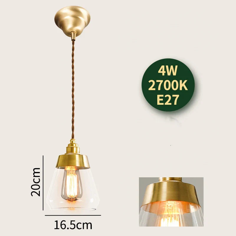 Suspension Diamond Glass LED Nordic Modern