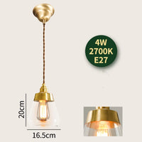 Suspension Diamond Glass LED Nordic Modern