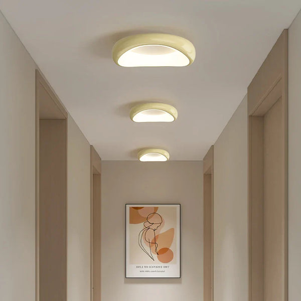 Plafonnier LED moderne rond pour éclairage domestique à montage en surface