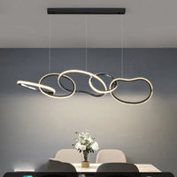 Chambre moderne : Éclairage intérieur design LED et lustres suspendus