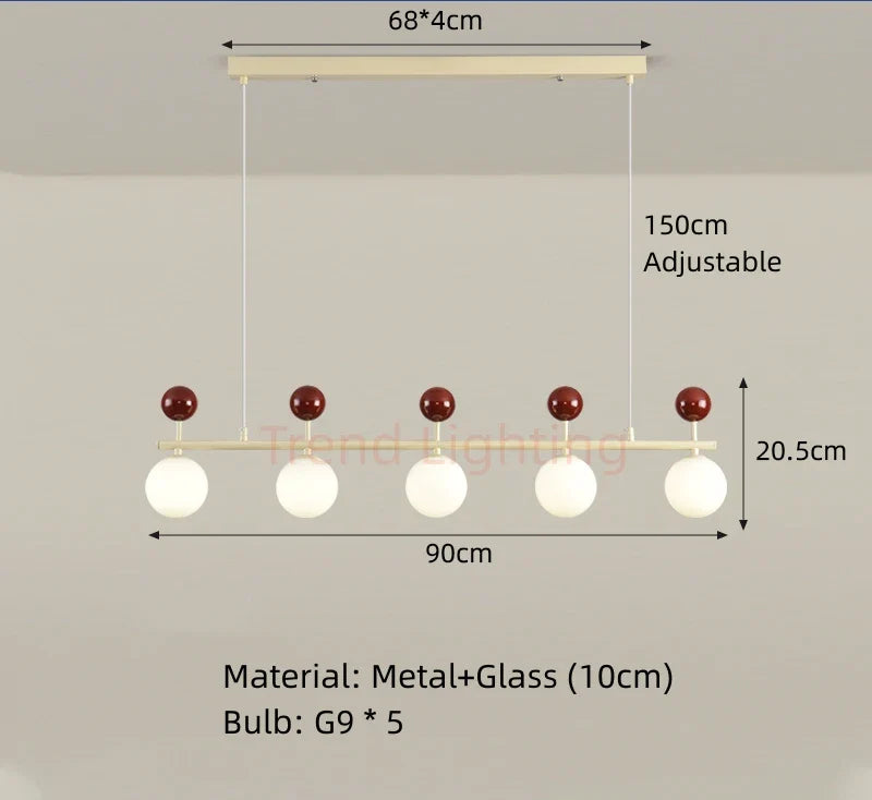 Lustre en verre et métal au design dynamique pour sublimer votre intérieur