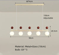 Lustre en verre et métal au design dynamique pour sublimer votre intérieur