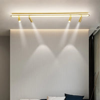 Lustre LED design pour éclairage intérieur gradation longue.