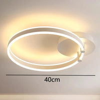 Plafonnier LED intelligent nordique pour une décoration de maison moderne.