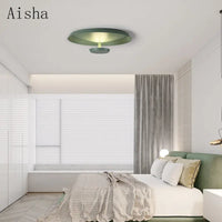 Plafonnier LED Circulaire Design Créatif pour Décoration Intérieure